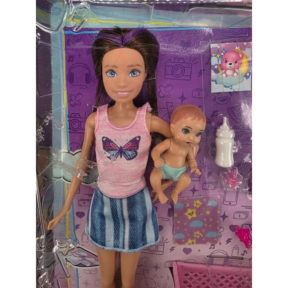 Barbie Skipper Babysitters Inc Doll Playset FUN Baby Care Accessories - Picture 3 of 9